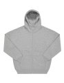 Heren Hoodie met Rits B&C Influence WG003 Sport Grey